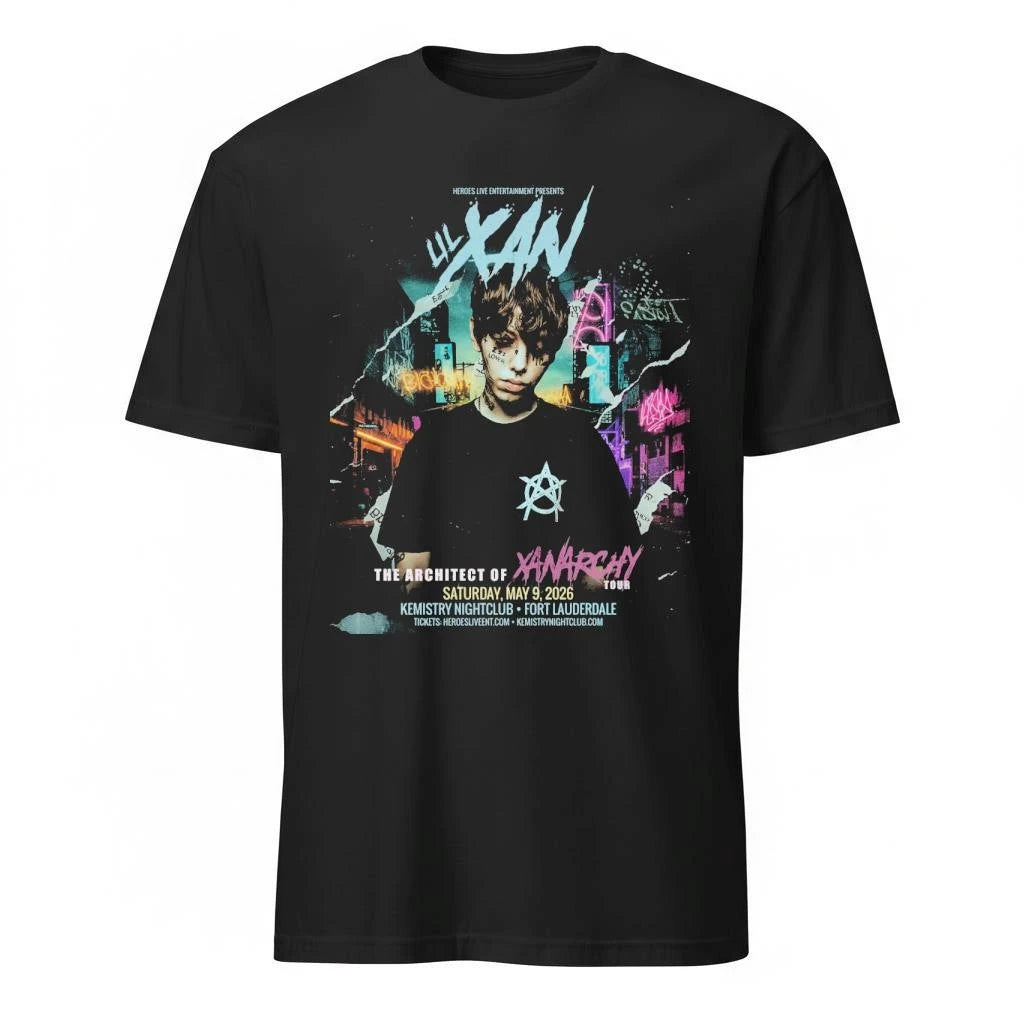 Lil Xan The Architect of XanArchy Tour 2026 Schedule Venue Tour Dates Shirt