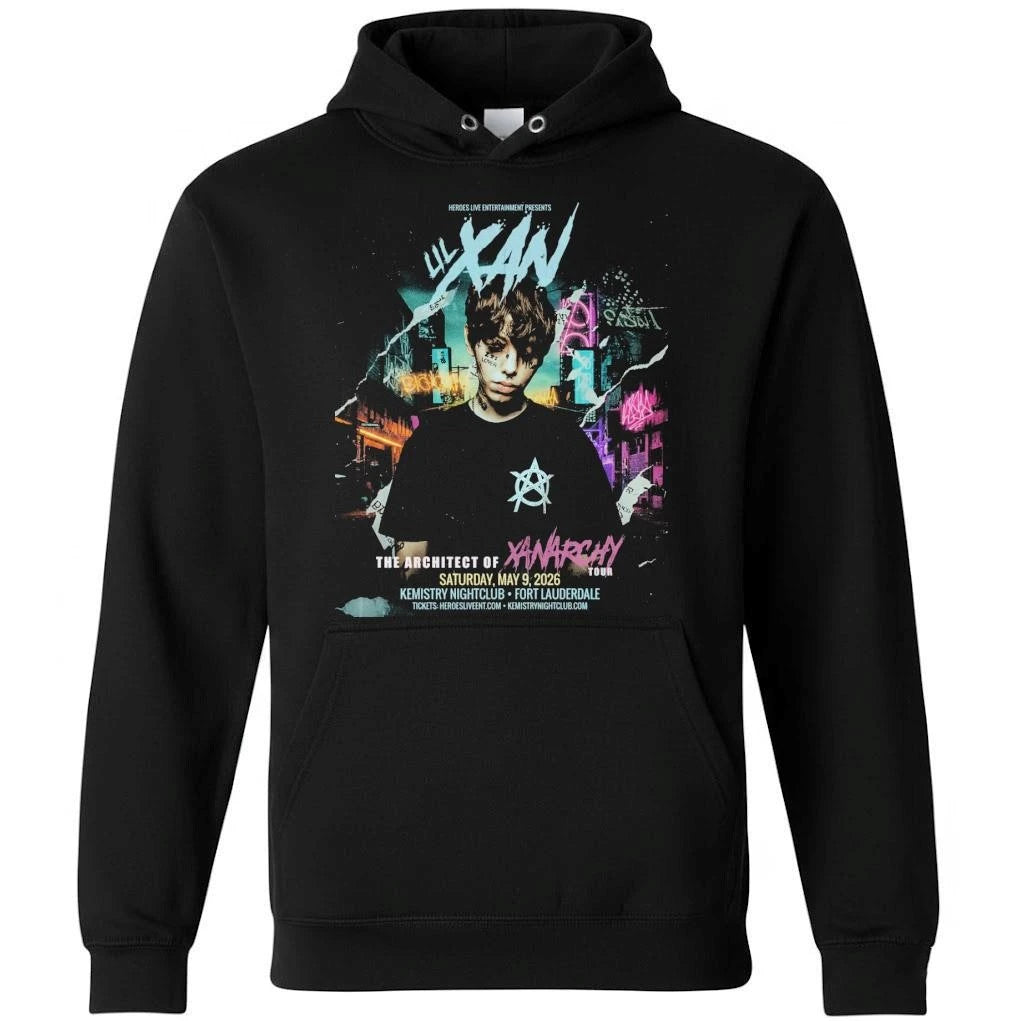 Lil Xan The Architect of XanArchy Tour 2026 Schedule Venue Tour Dates Shirt