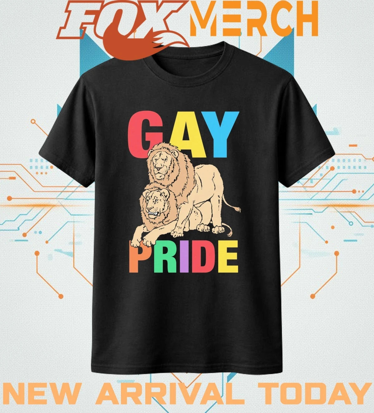 Lion Gay Pride t-shirt