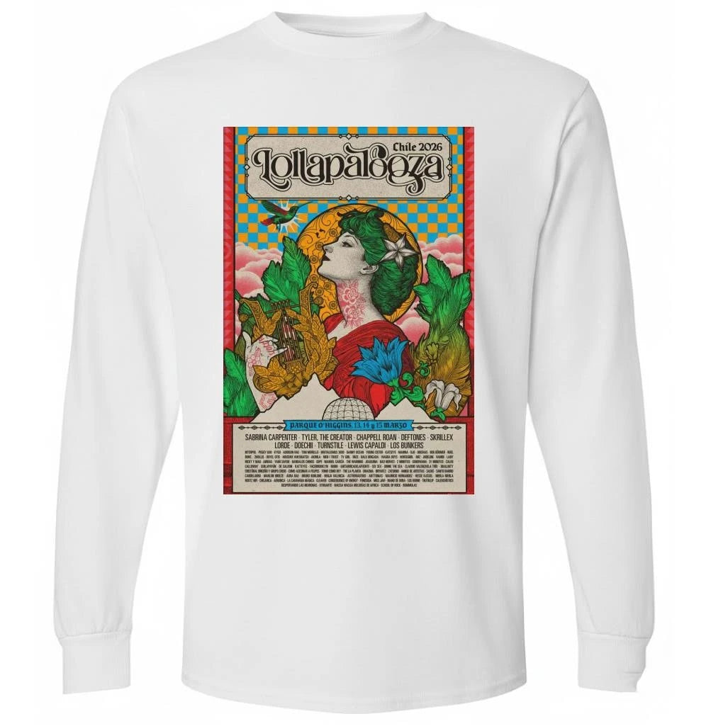 Lollapalooza Parque O Higgins March 13-15 2026 Chicago Poster Shirt