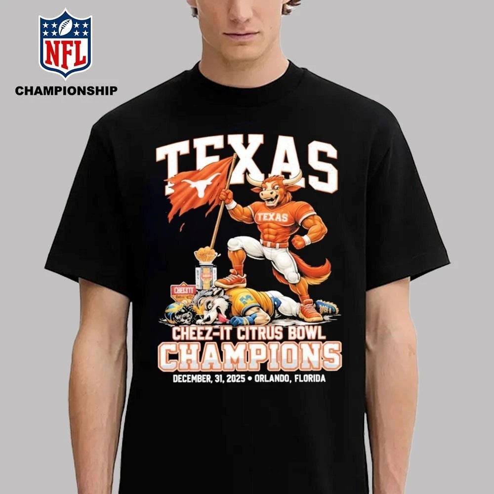 Longhorns Football 2025 Citrus Bowl Champions Shirt