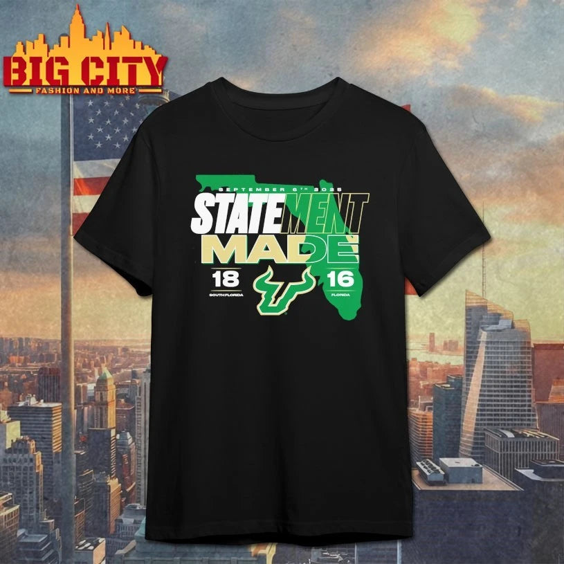 lorida Bulls Beat Florida Gators 18-16 Statement Made September 6, 2025 Score Shirt