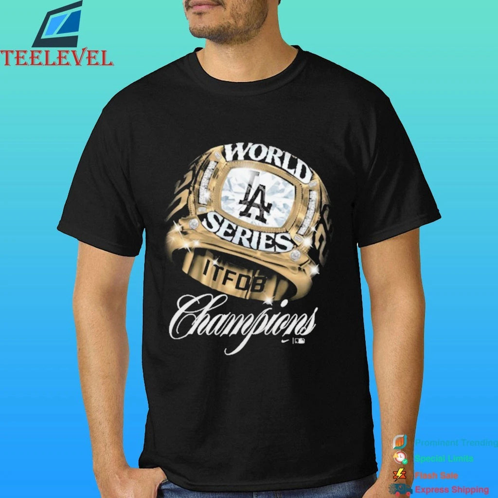 Los Angeles Dodgers Women’s 2026 Gold Collection Graphic Shirt