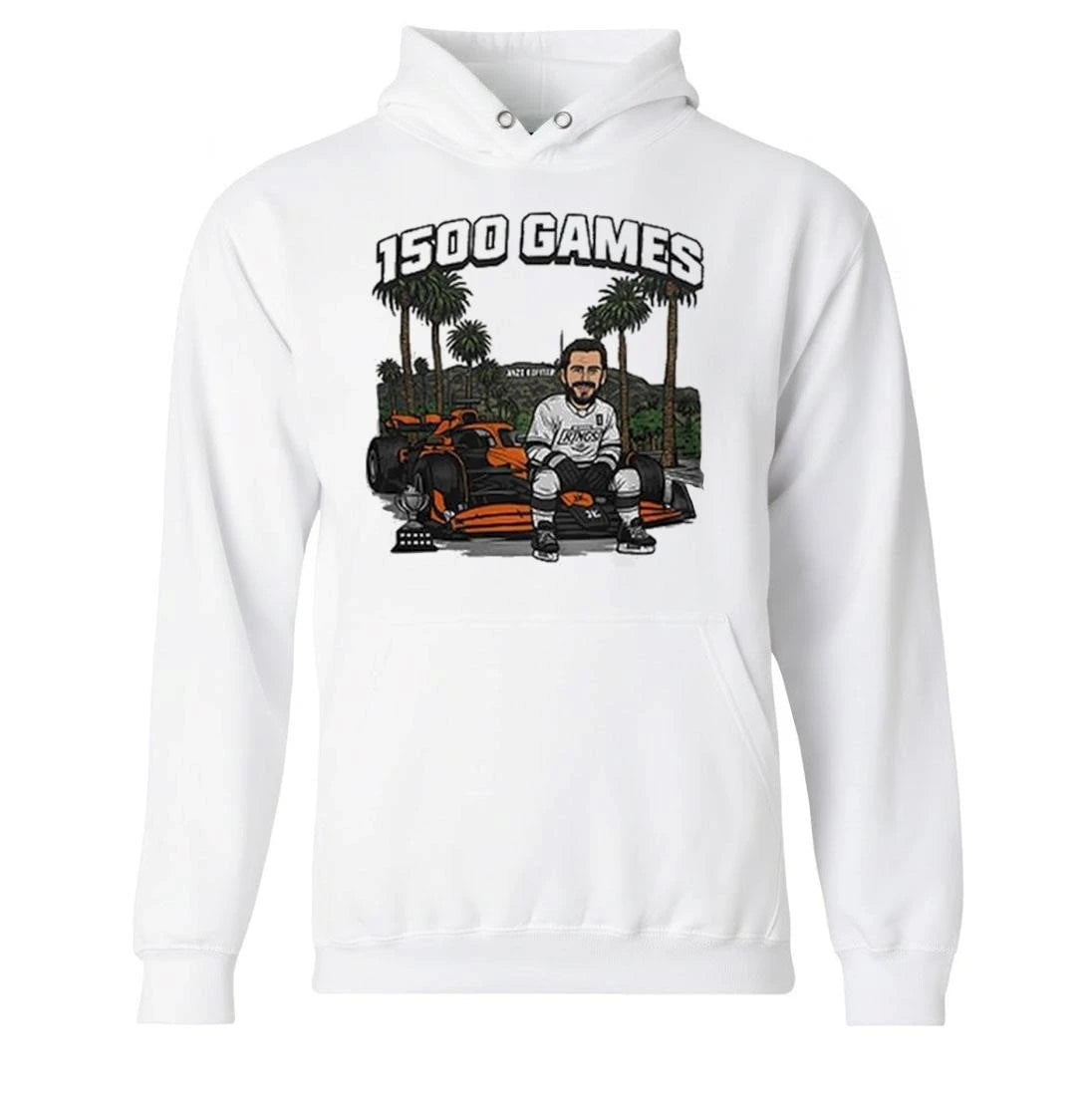 Los Angeles Kings Anze Kopitar Achieving 1500 Shirt