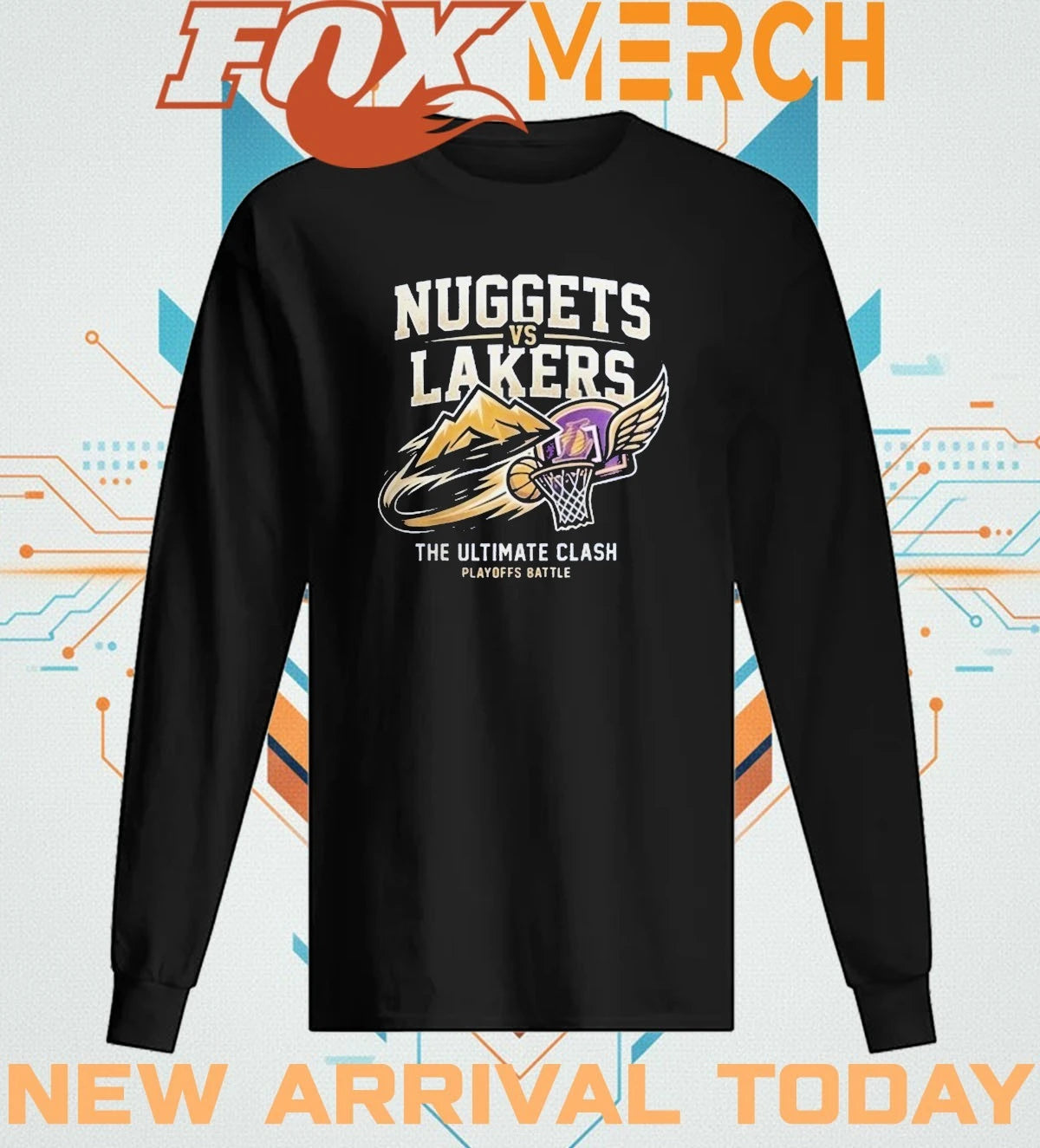 Los Angeles Lakers vs. Denver Nuggets sport Champions t-shirt