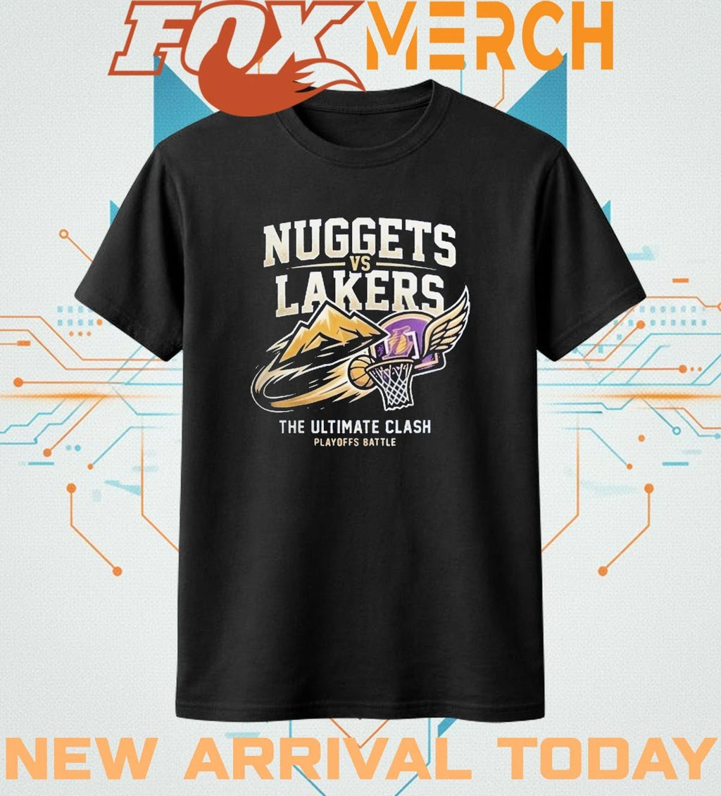 Los Angeles Lakers vs. Denver Nuggets sport Champions t-shirt