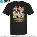 Lou Holtz 1937-2026 Notre Dame 1986-1996 Thank For The Memories Signature T-Shirt