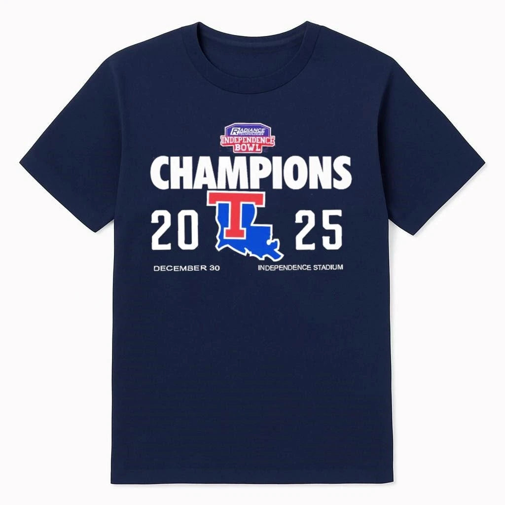 Louisiana Tech Bulldogs Football 2025 Champions Radiance Technologies Independence Bowl Loog
