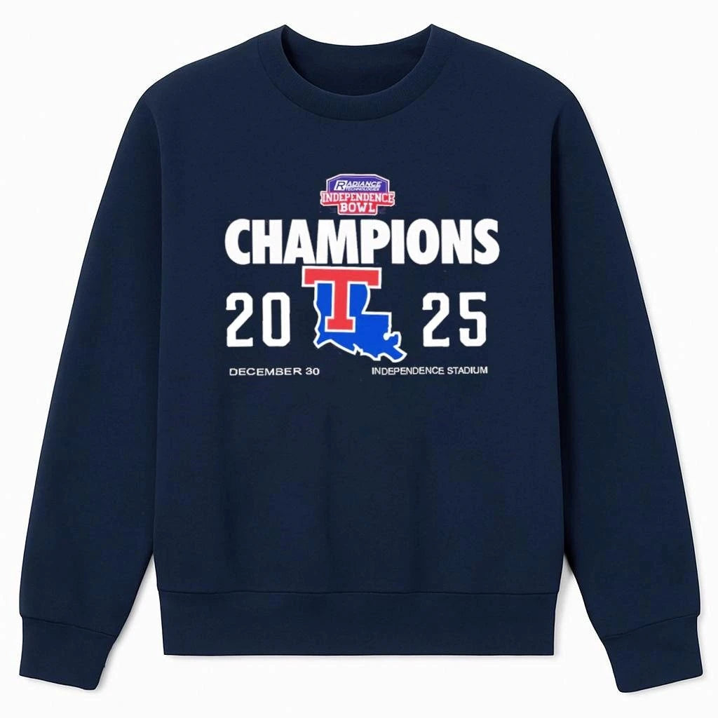 Louisiana Tech Bulldogs Football 2025 Champions Radiance Technologies Independence Bowl Loog