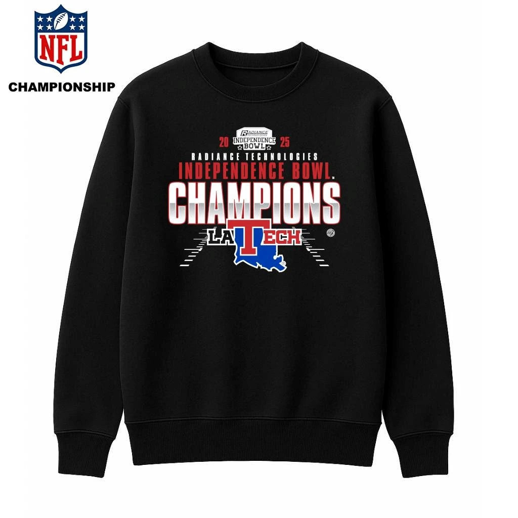 Louisiana Tech Bulldogs Football 2025  Independence Bowl Champions Shirt