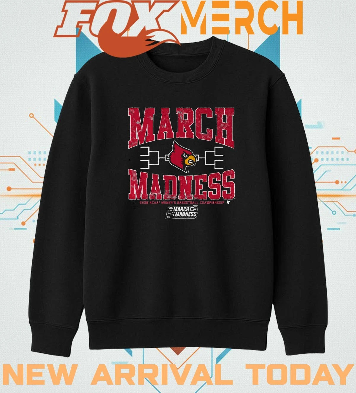 Louisville Cardinals Women’s Basketball 2026 March Madness t-shirt