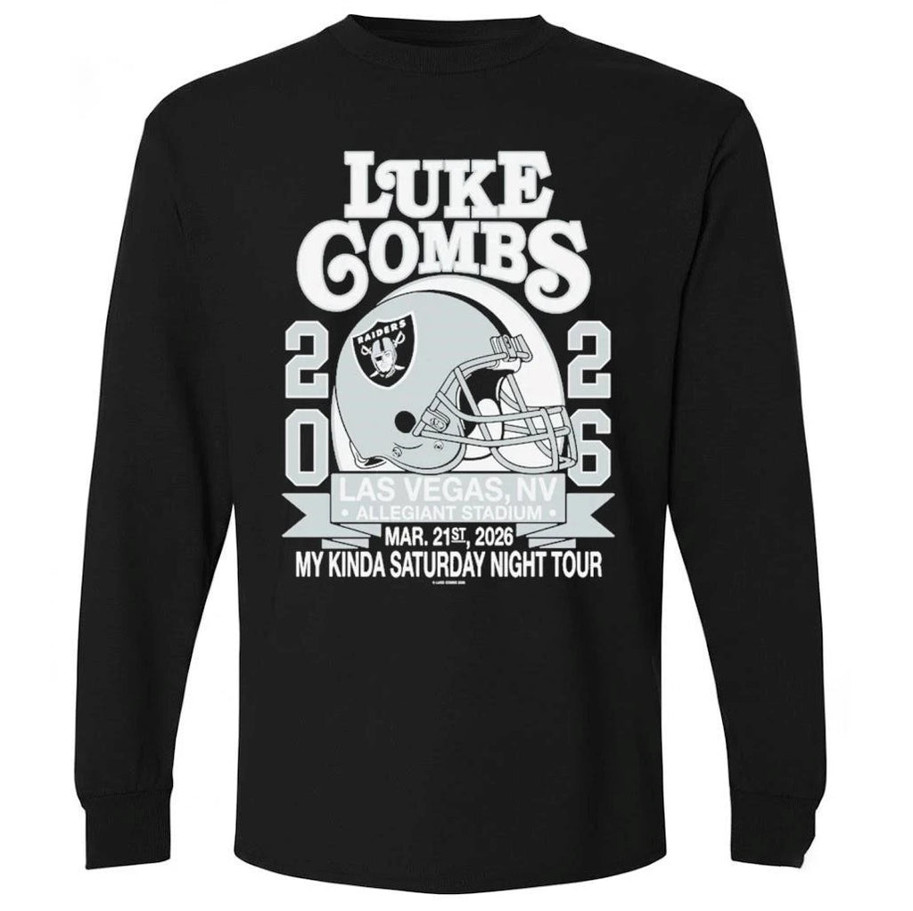 Luke Combs 2026 Las vegas Nv Allegiant Stadium Mar 21 2026 Kinda Saturday Night Tour Shirt