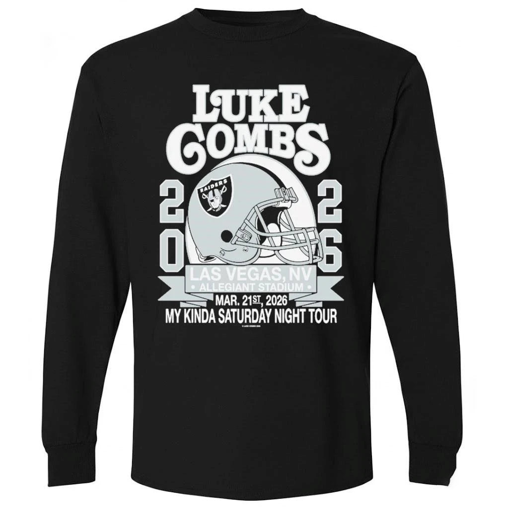 Luke Combs 2026 Las vegas Nv Allegiant Stadium Mar 21 2026 Kinda Saturday Night Tour Shirt
