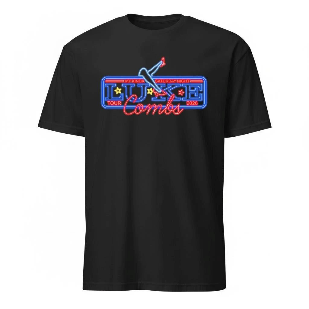 Luke Combs 2026 Tour Dates Neon Shirt