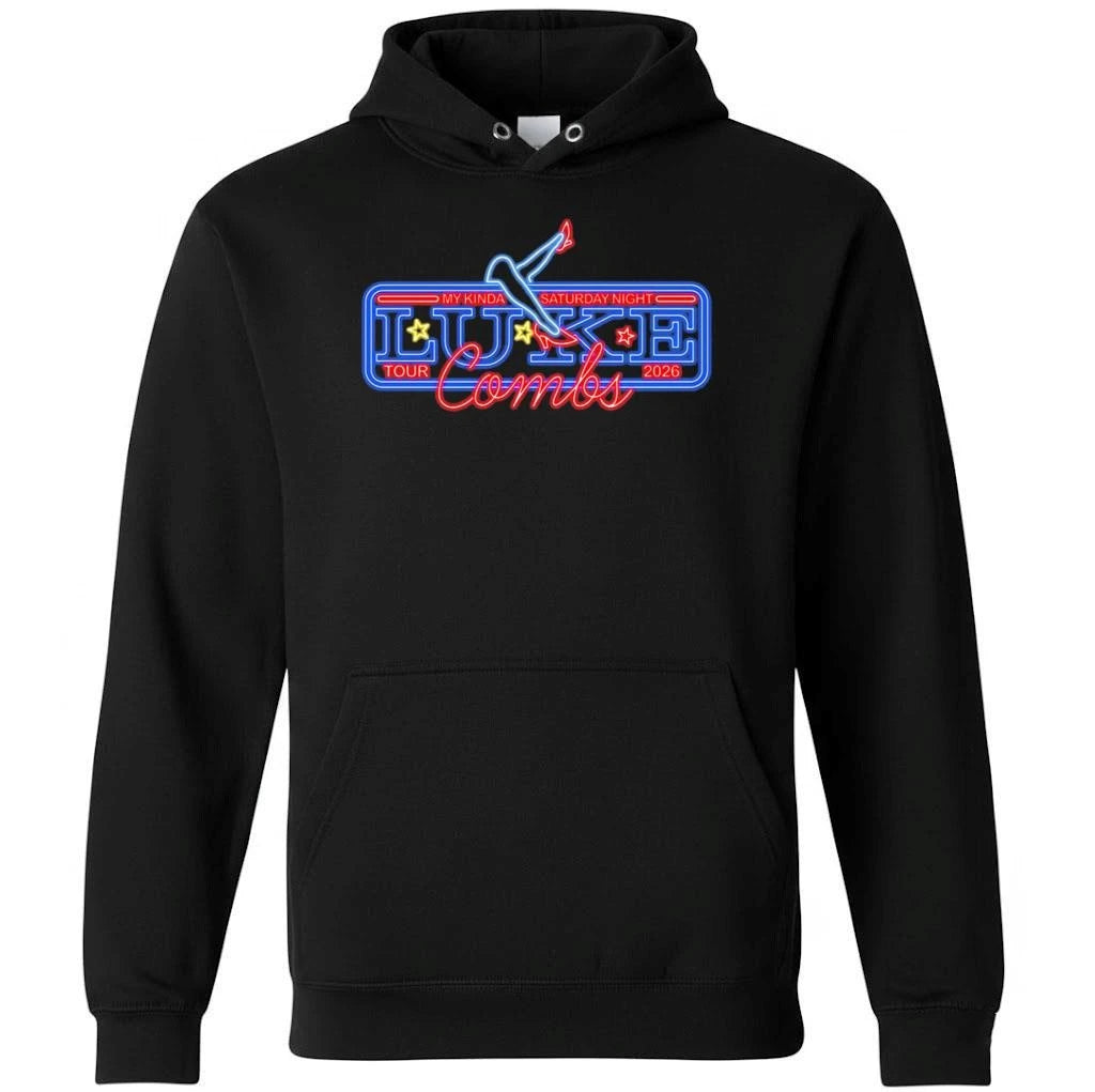 Luke Combs 2026 Tour Dates Neon Shirt