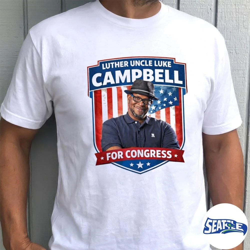 Luther Uncle Luke Campbell For Congress Logo shirt