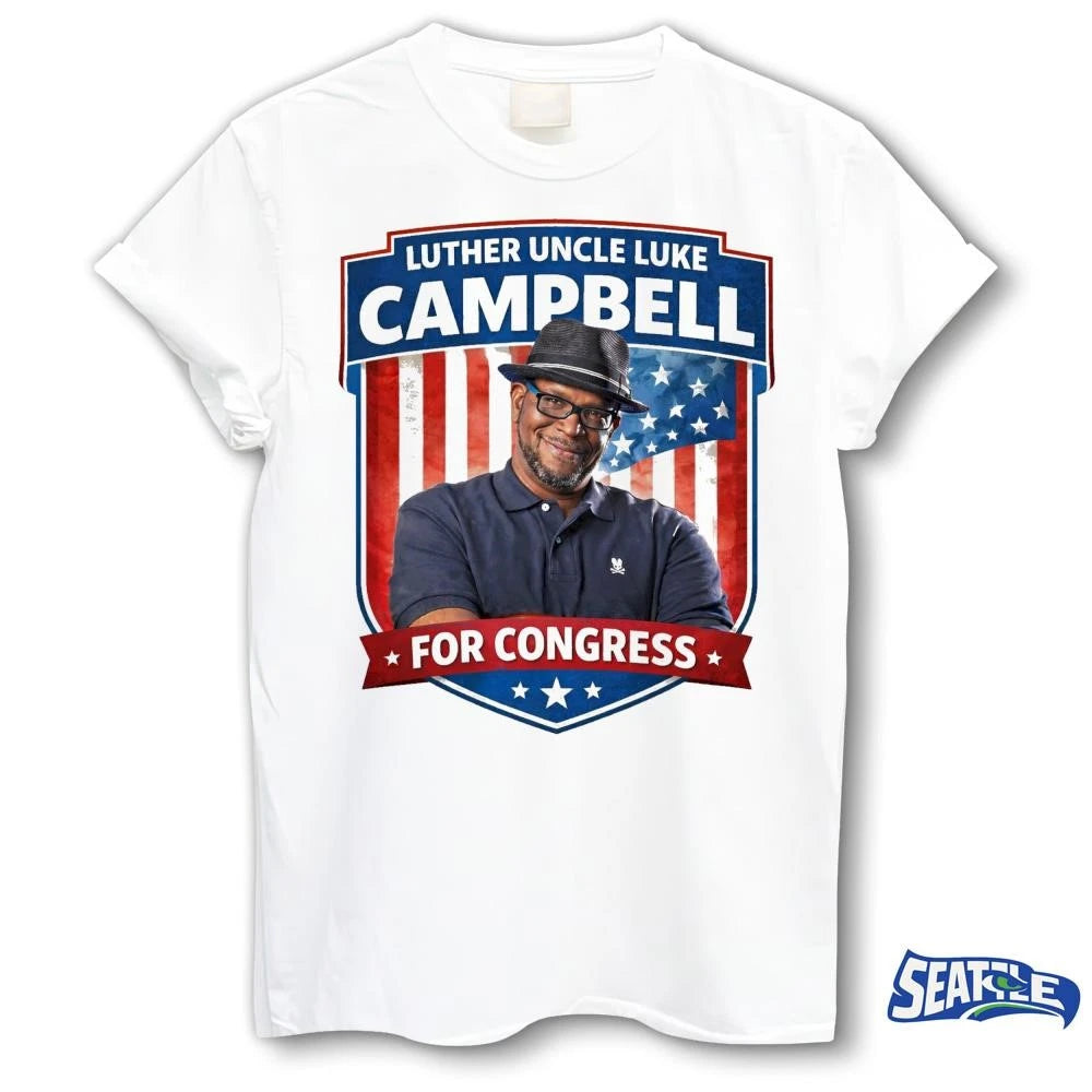 Luther Uncle Luke Campbell For Congress Logo shirt