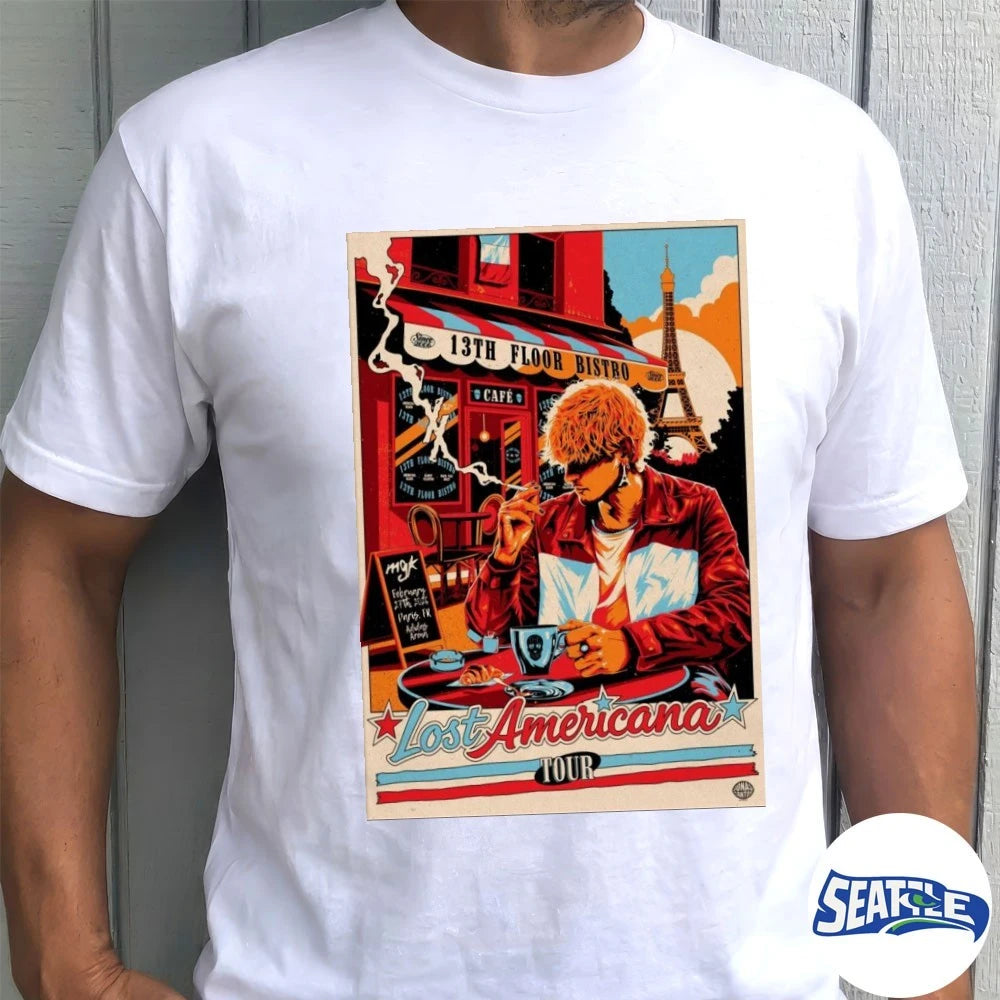 Machine Gun Kelly Lost Americana Feb 27 2026 Portrait Poster shirt