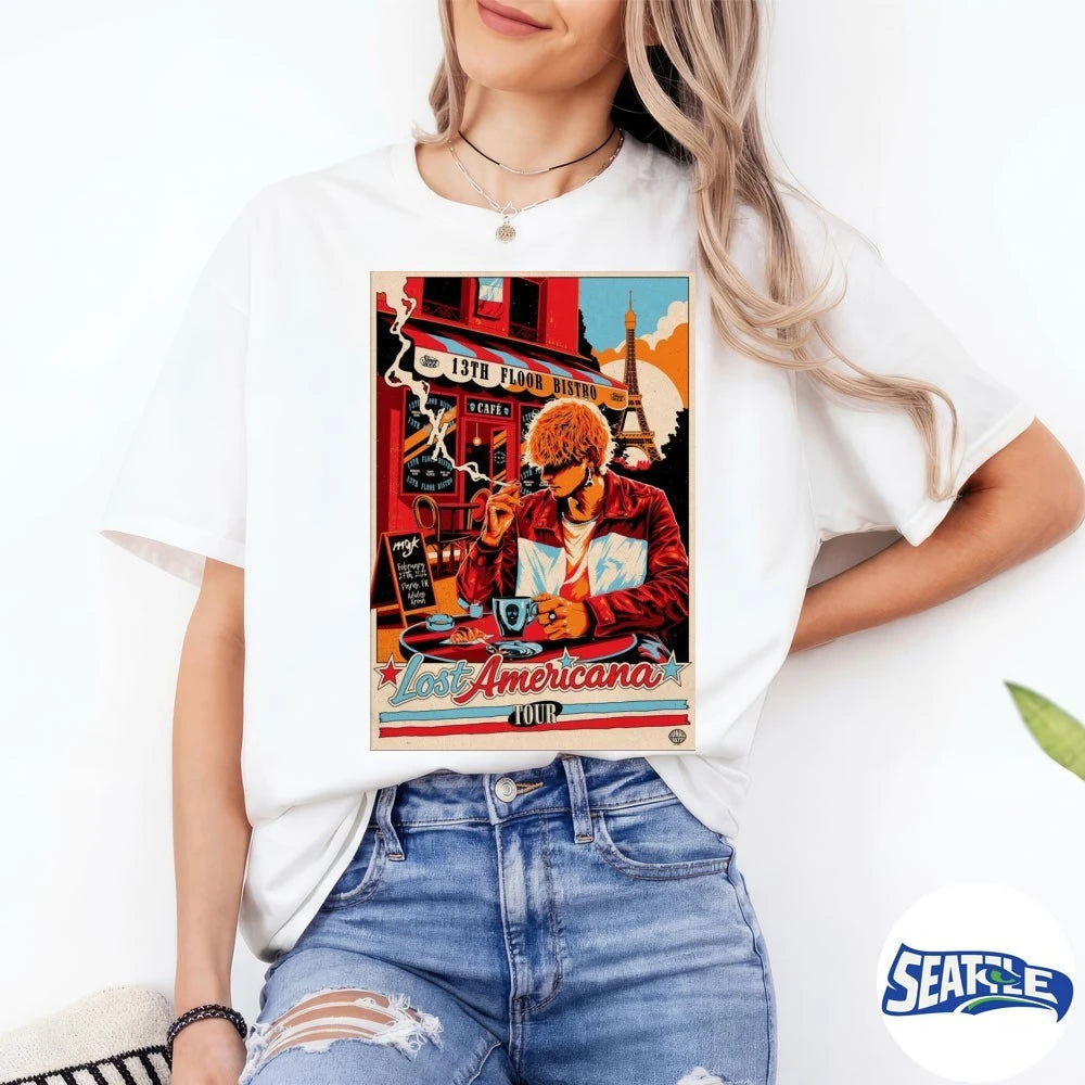 Machine Gun Kelly Lost Americana Feb 27 2026 Portrait Poster shirt