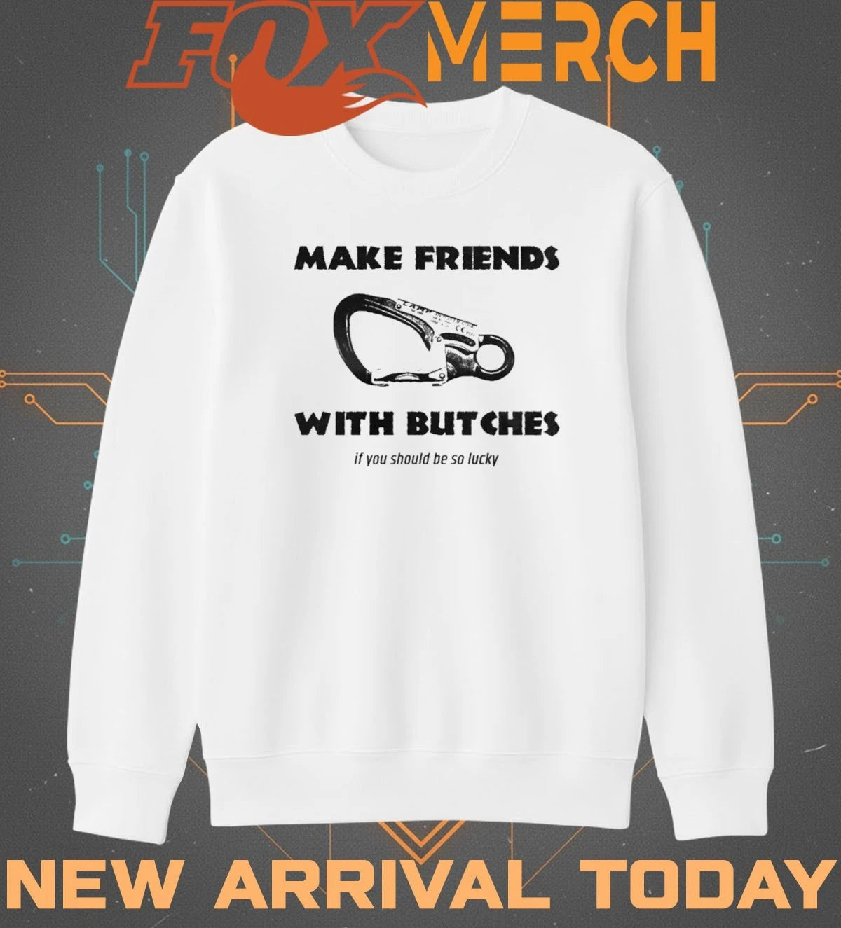 Make friends with bitches if you should be so lucky t-shirt