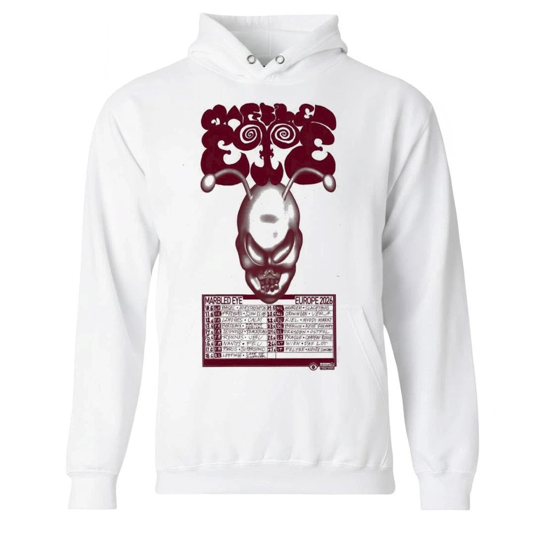 Marbled Eye Europe June 2026 Tour Poster Shirt