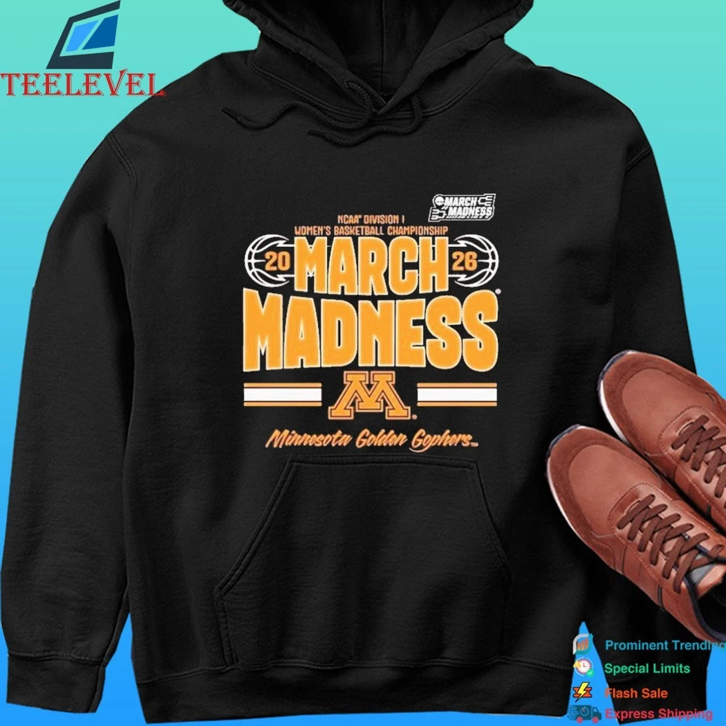 Maroon Minnesota Golden Gophers 2026 Ncaa Women’s Basketball Tournament March Madness Shirt