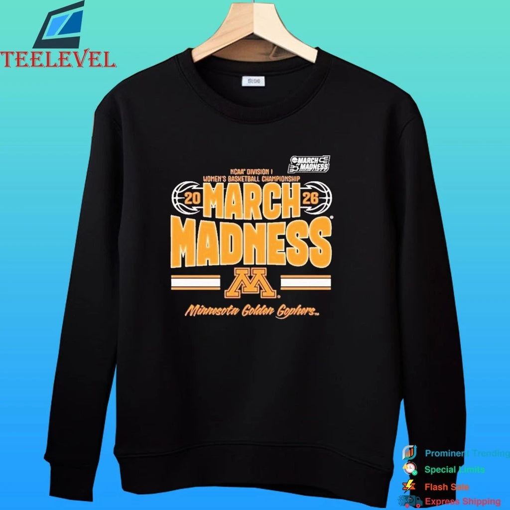 Maroon Minnesota Golden Gophers 2026 Ncaa Women’s Basketball Tournament March Madness Shirt