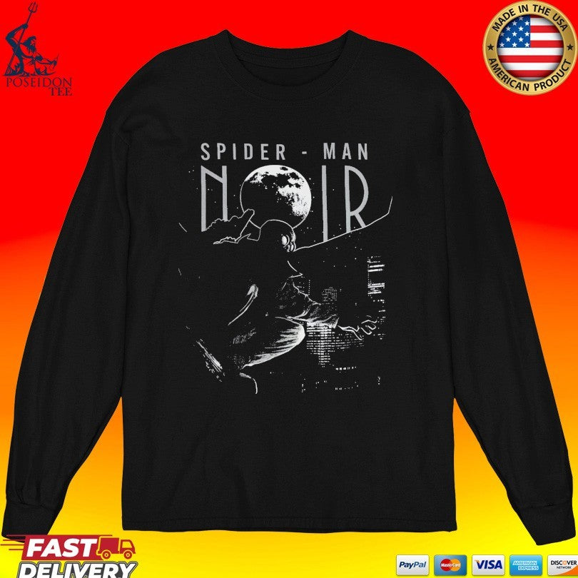 Marvel Spider Man Noir Skyline T-shirt
