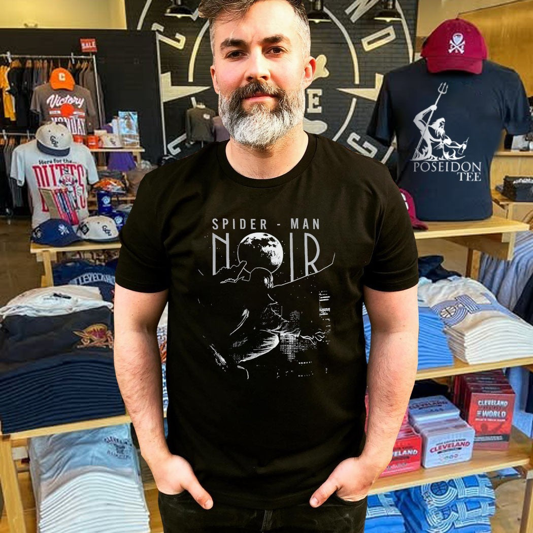 Marvel Spider Man Noir Skyline T-shirt