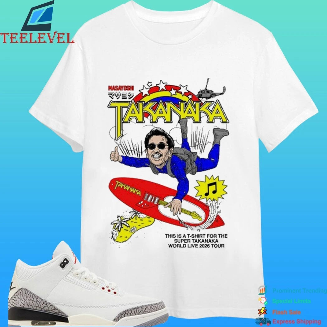 Masayoshi Takanaka Super Takanaka World Live 2026 Tour Shirt
