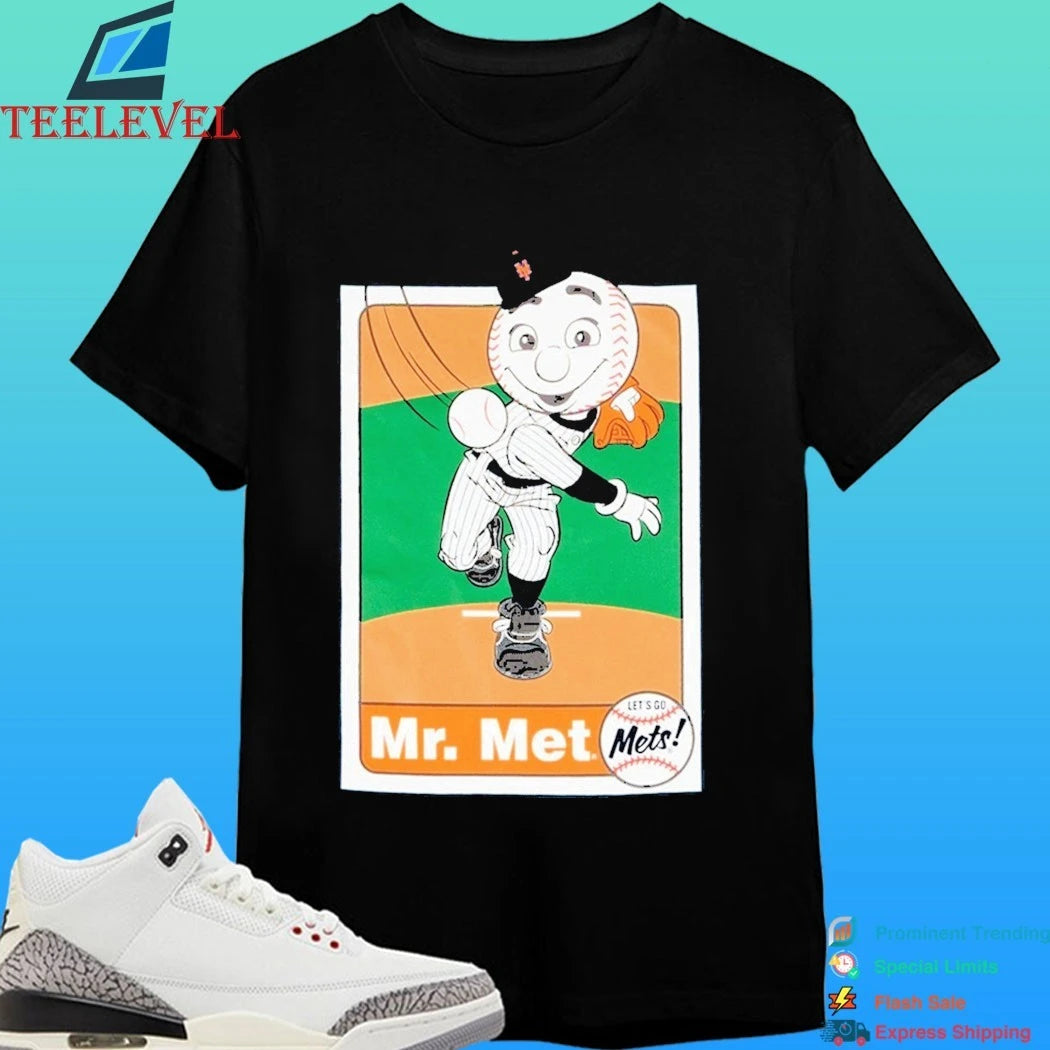 Mascot Baseball Card New York Mets Shirt