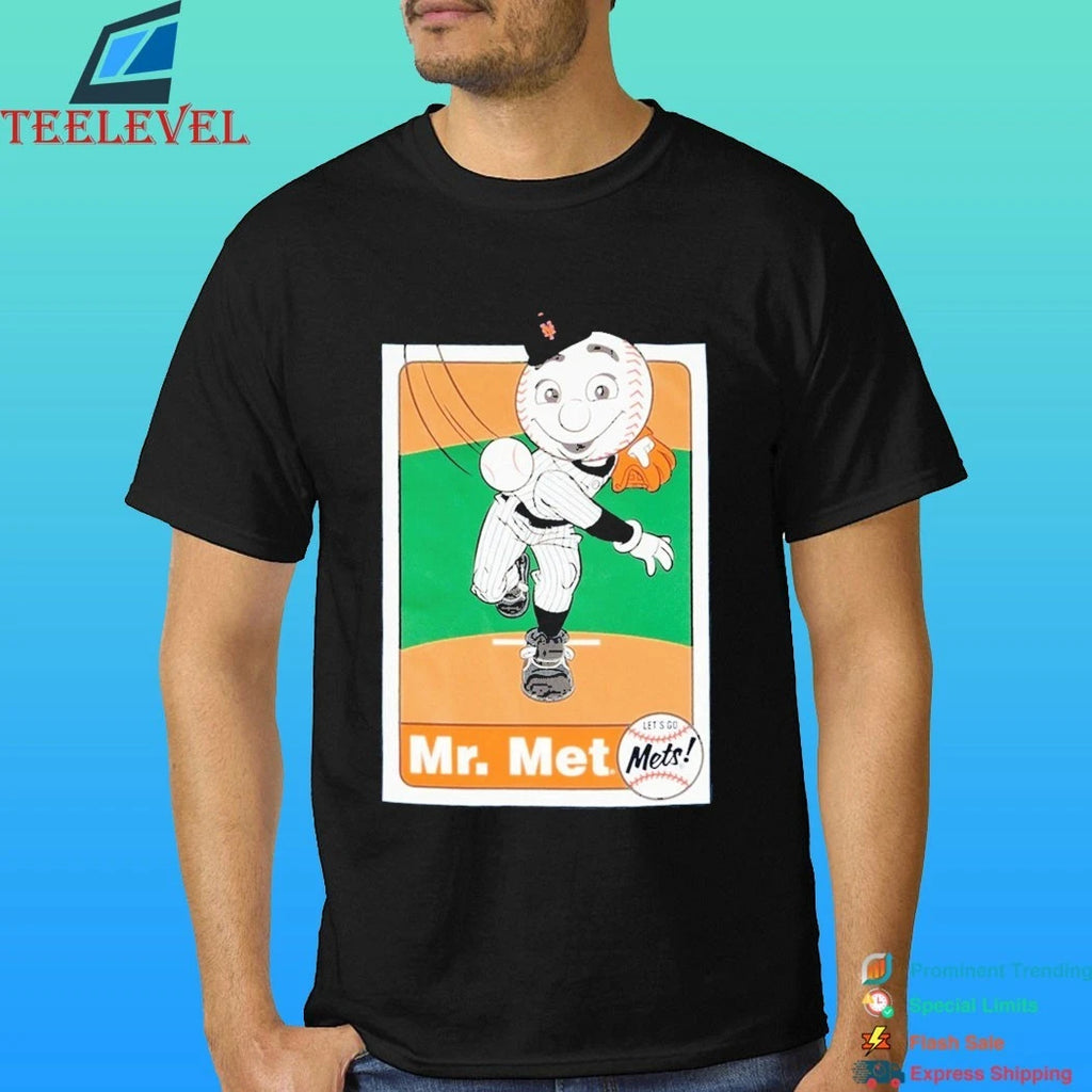 Mascot Baseball Card New York Mets Shirt