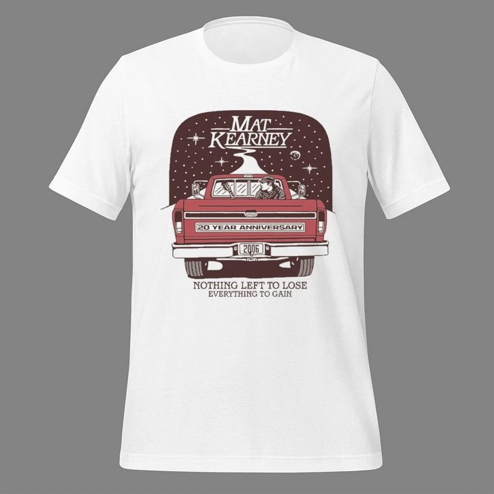 Mat Kearney Nothing Left To Lose Everything To Gain 2026 Tour North America Schedule Dates Shirt