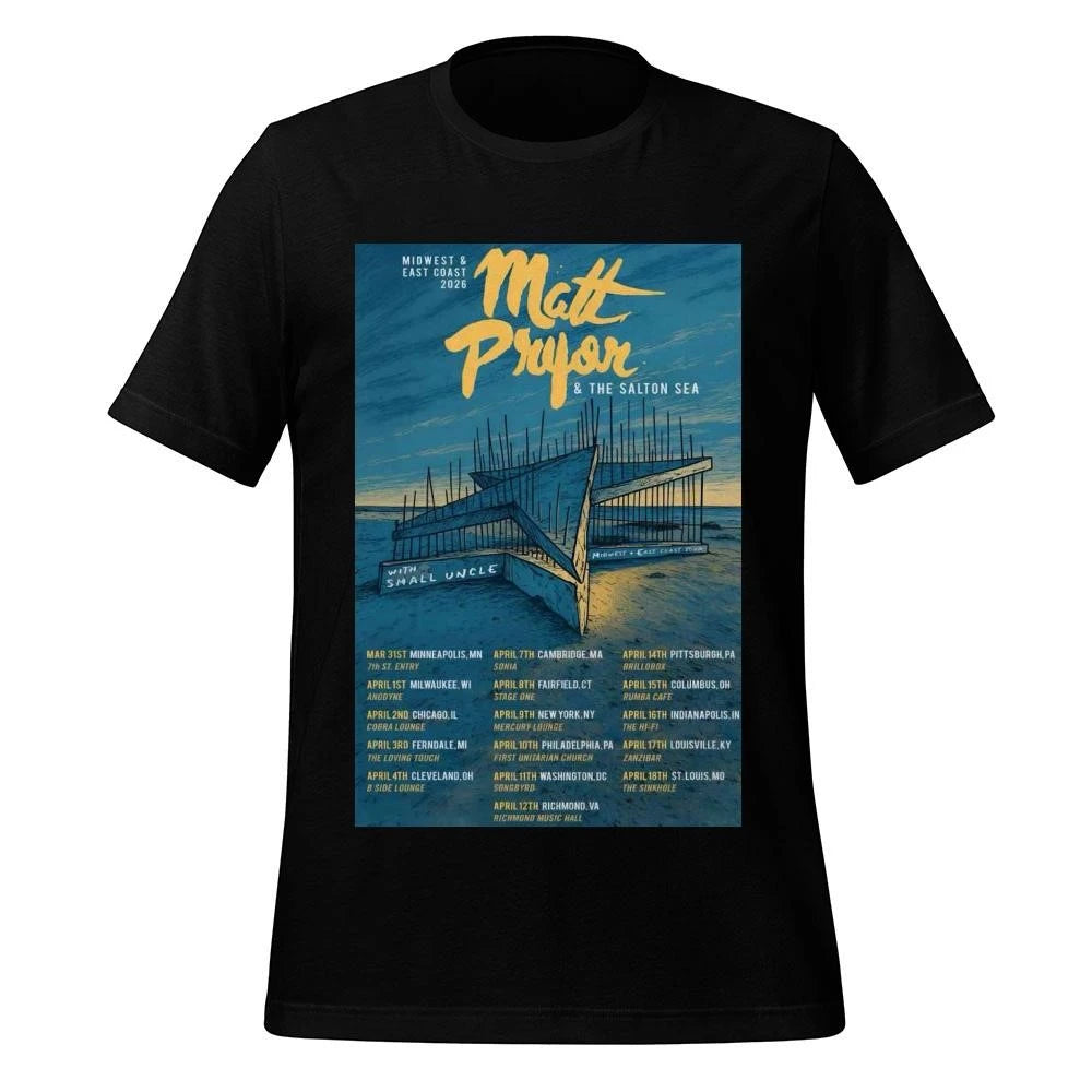 Matt Pryor Midwest And East Coast 2026 Tour Poster Shirt