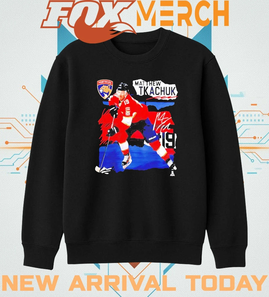 Matthew Tkachuk Florida Panthers fresh Ice signature t-shirt