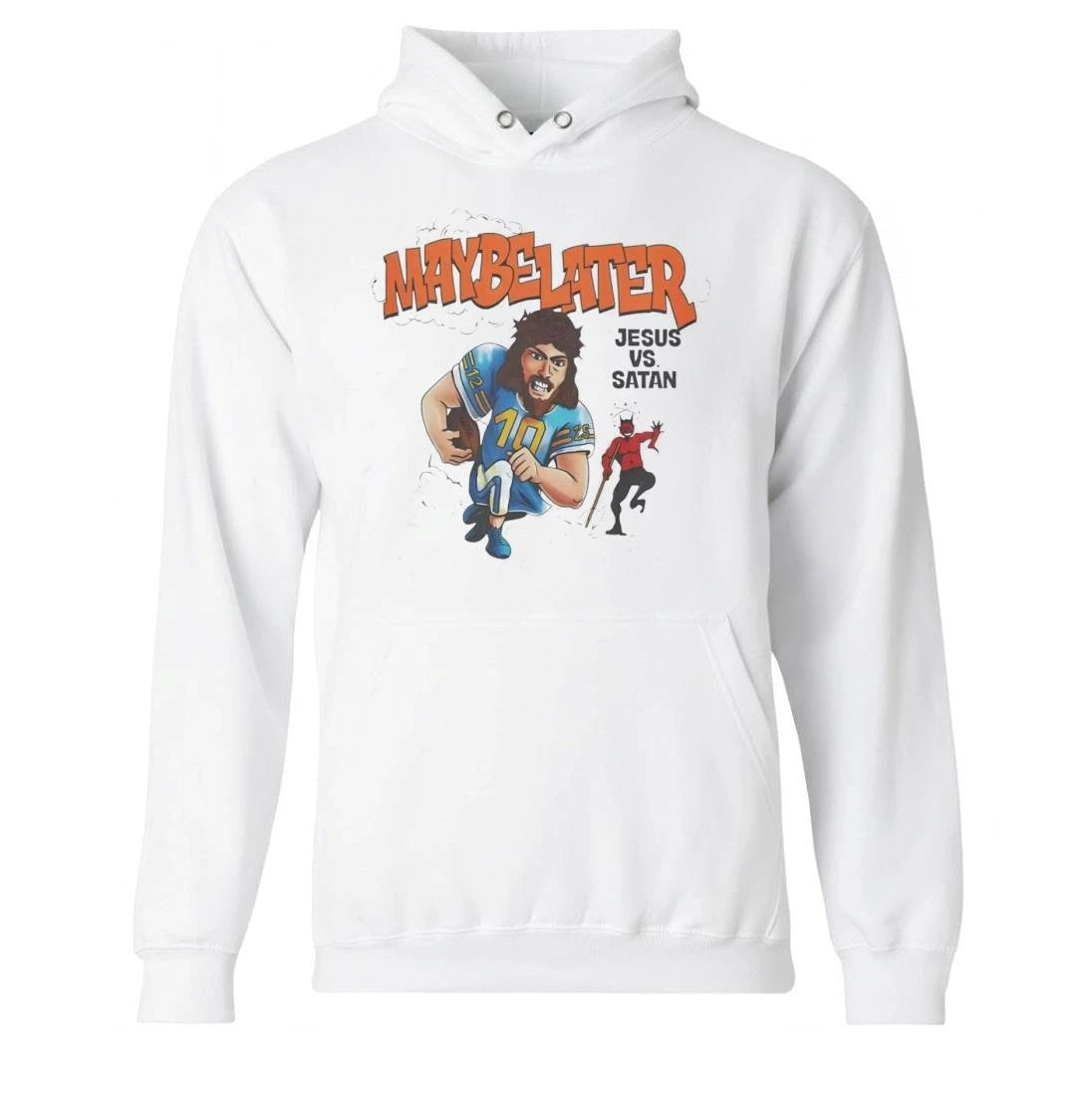 Maybe Later Jesus Vs Satan Shirt