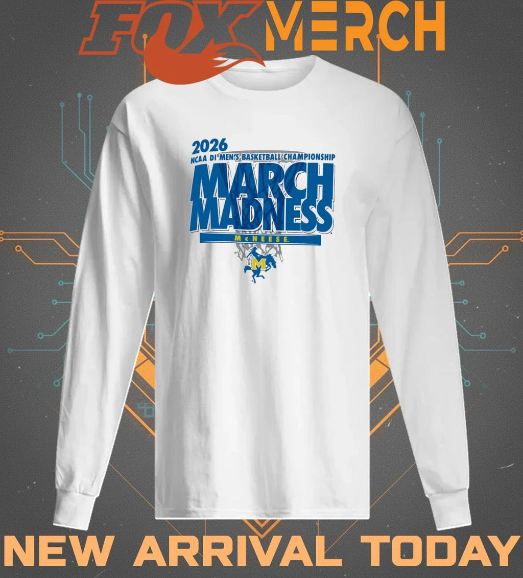 Mcneese State Cowboys 2026 NCAA DI Men’s Basketball Championship March Madness t-shirt