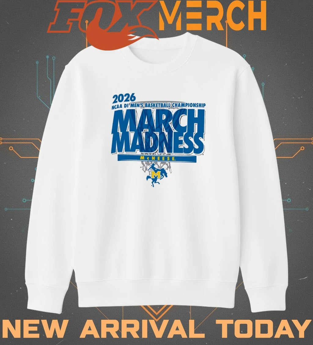 Mcneese State Cowboys 2026 NCAA DI Men’s Basketball Championship March Madness t-shirt