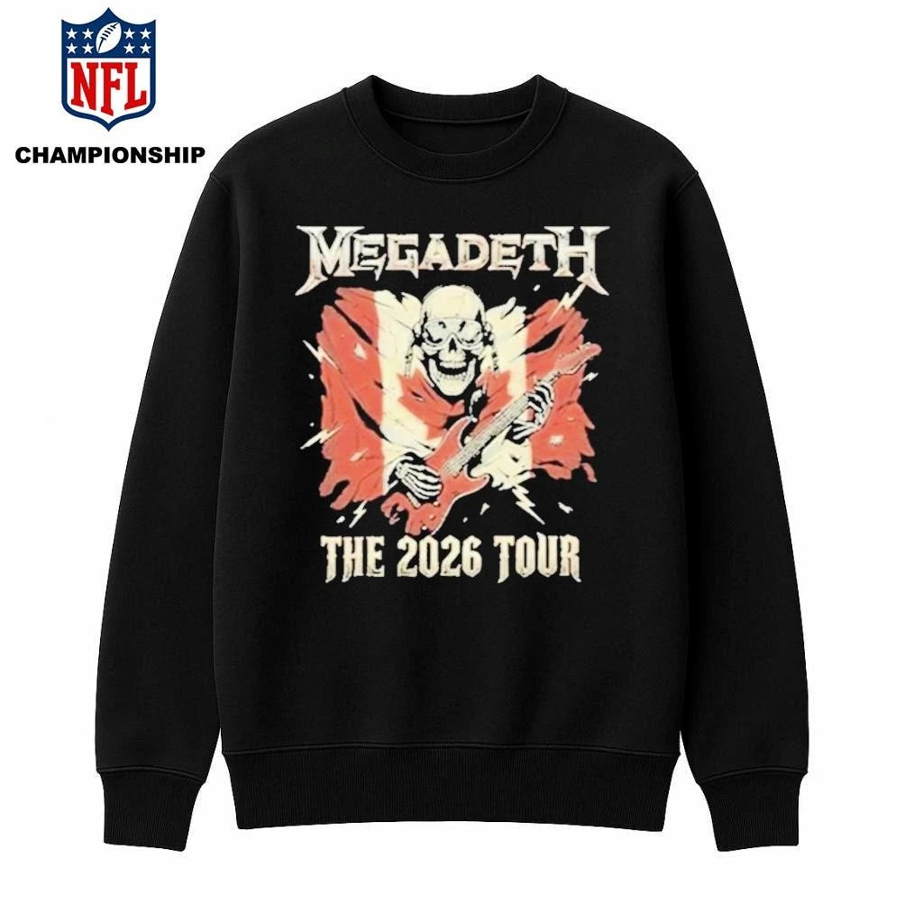 Megadeth The 2026 Tour Canada Concert Shirt