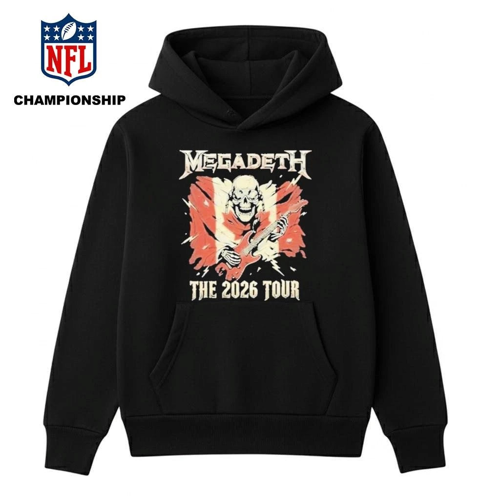 Megadeth The 2026 Tour Canada Concert Shirt
