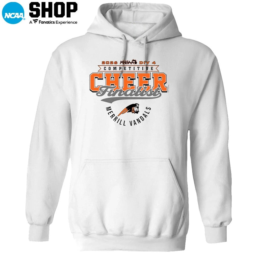 Merrill Vandals 2026 MHSAA DIV 4 Competitive Cheer Finalist T-Shirt
