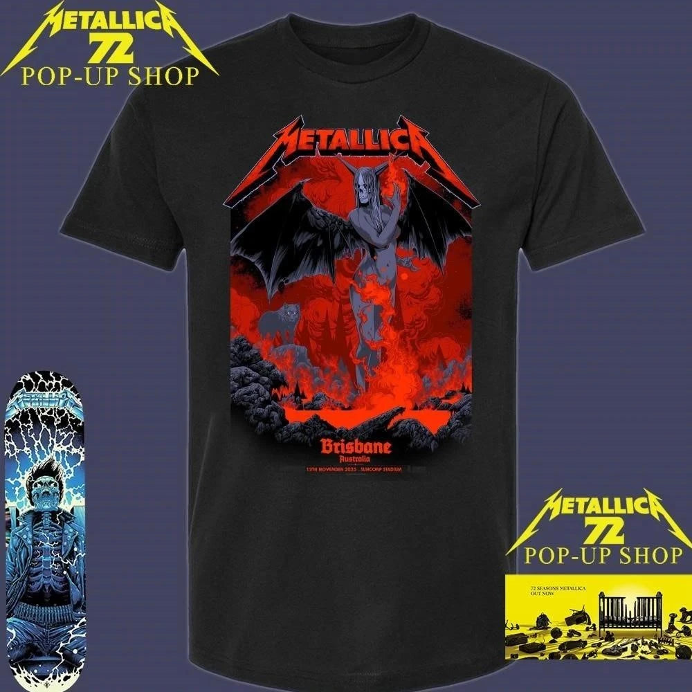 Metallica M72 Brisbane Australia Pop Up Shop Limited T-Shirt