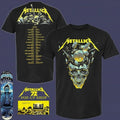 Metallica M72 World Tour 2025 Merch Tour Dates Shattered Skull Two Sided T-Shirt