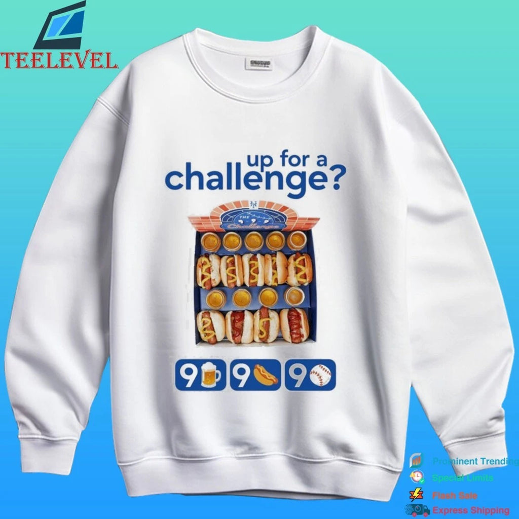 Mets 9 Beers 9 Dogs 9 Innings Up For A Challenge Shirt