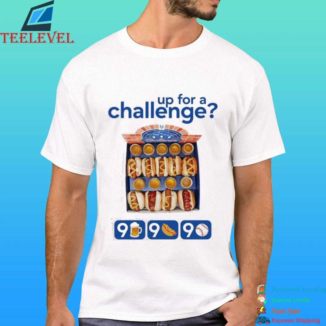 Mets 9 Beers 9 Dogs 9 Innings Up For A Challenge Shirt
