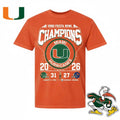 Miami Beats Ole Miss 31-27 Playoff Semifinal 2026 Shirt