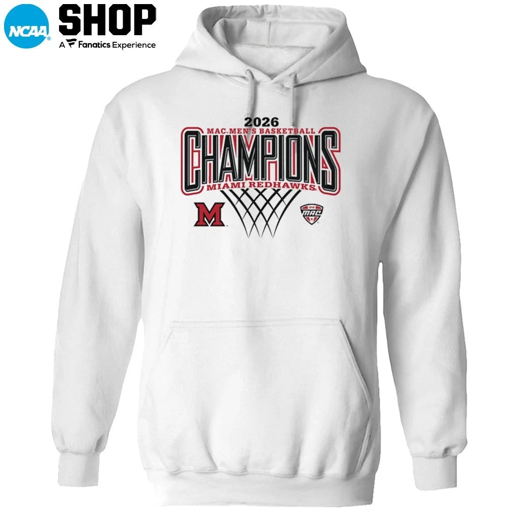 Miami RedHawks 2026 MAC Men’s Basketball Regular Season Champions T-Shirt