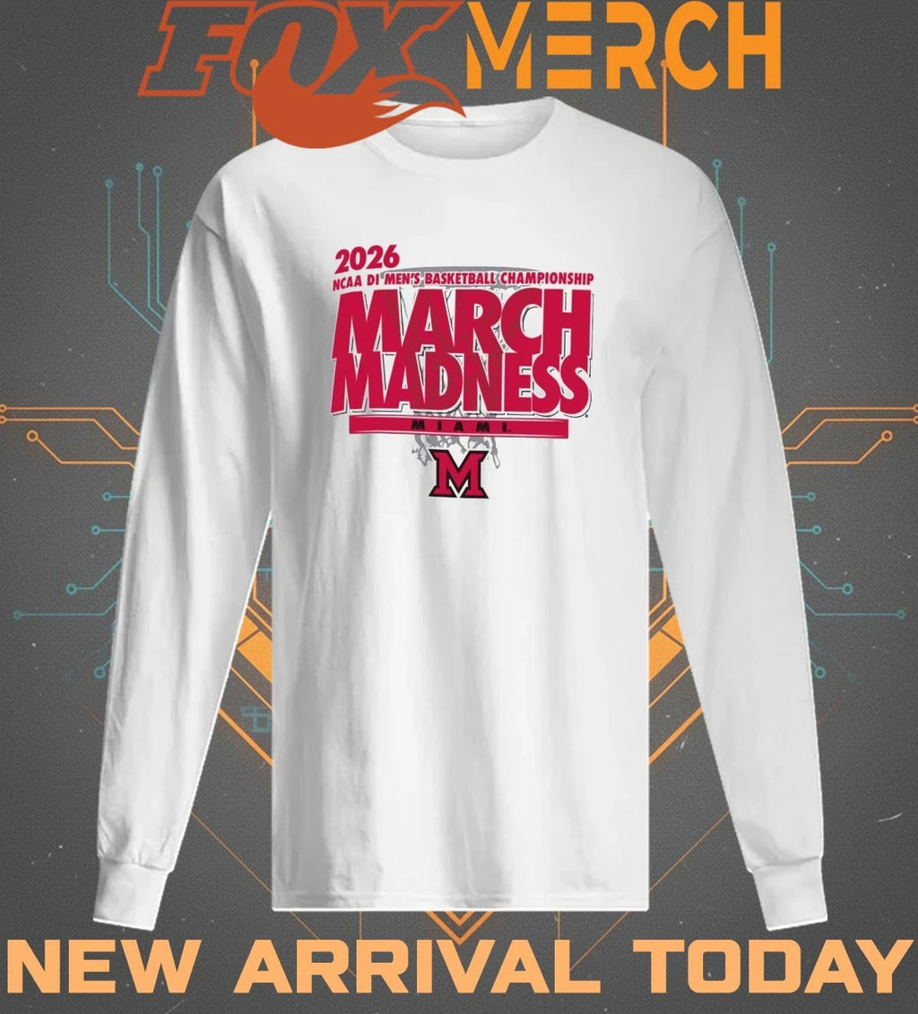 Miami Redhawks 2026 NCAA DI Men’s Basketball Championship March Madness shirt
