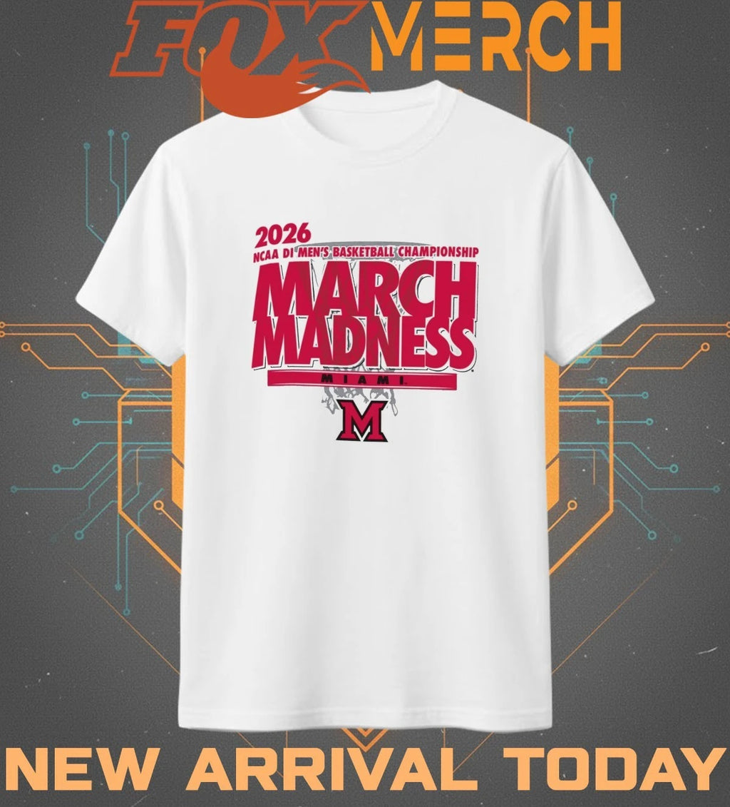 Miami Redhawks 2026 NCAA DI Men’s Basketball Championship March Madness shirt