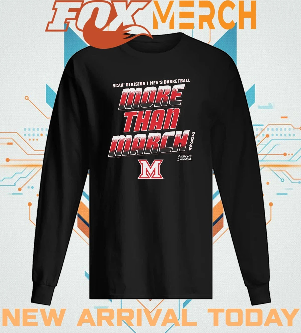 Miami RedHawks 2026 NCAA Division I Men’s Basketball More Than March Madness t-shirt